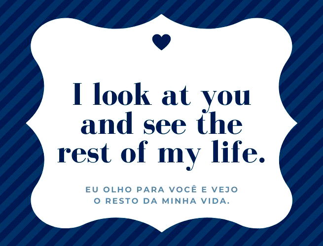 Frases de Amor em Inglês (50 + tradução) - Me Apaixonei em 2023