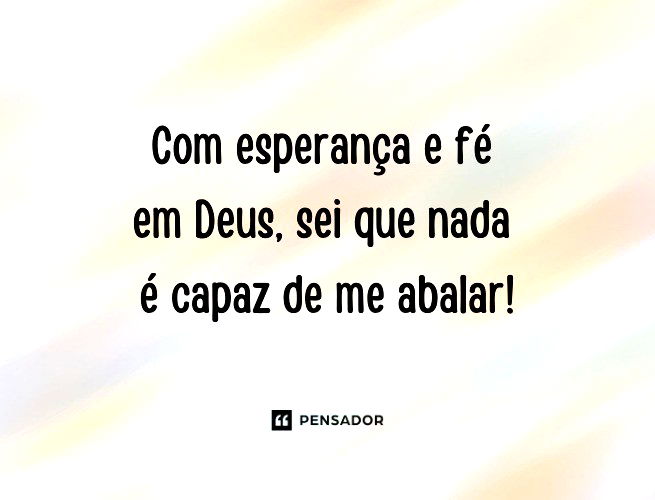 FÉ EM DEUS FICA TRANQUILO