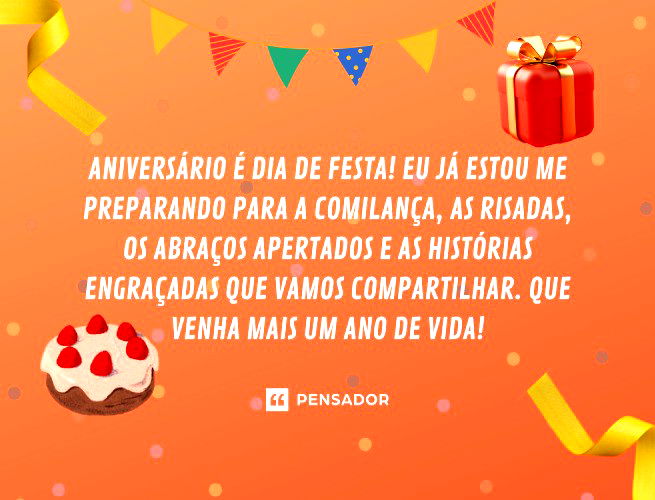 71 frases de aniversário engraçadas que garantem boas risadas - Pensador