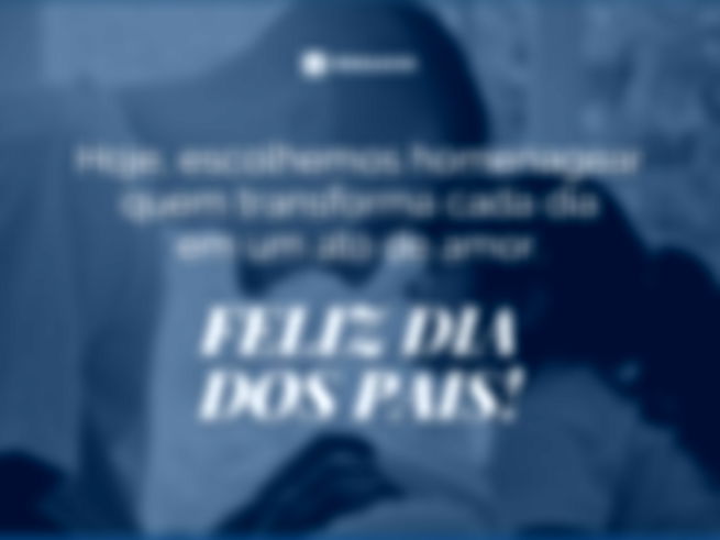 Hoje, escolhemos homenagear quem transforma cada dia em um ato de amor. Feliz Dia dos Pais!