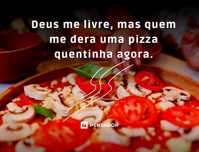 Amigo que é amigo deixa o último pedaço de pizza pra você! 🍕❤ Quinta  também é dia de pizza. Então, o que é melhor que pedir…