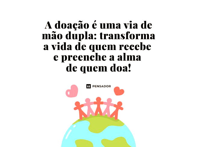 Desenho de bonecos com as mãos unidas em cima do planeta Terra.