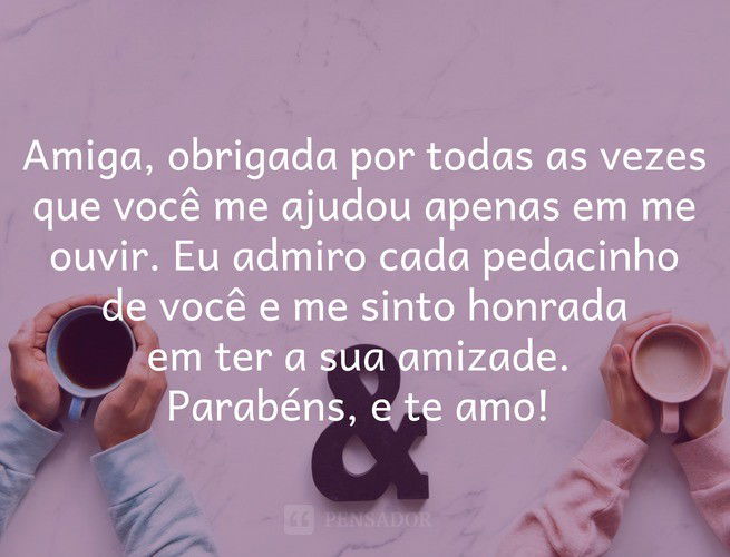 20 imagens com mensagens de aniversário para sua melhor 