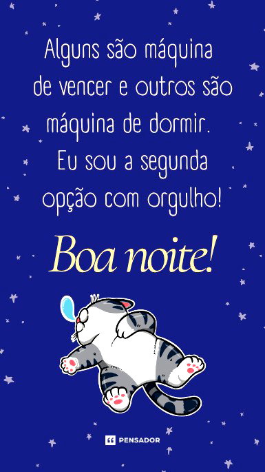 Imagem de gatinho dormindo com fundo azul-escuro atrás.
