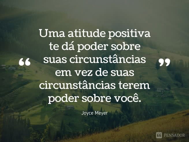 Joyce Meyer - uma atitude