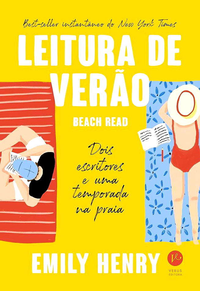 Capa do livro “Leitura de verão” de Emily Henry.