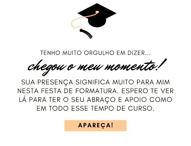 As 35 Mensagens Mais Lindas E Criativas Para Seu Convite De Formatura 🎓 2023 0657