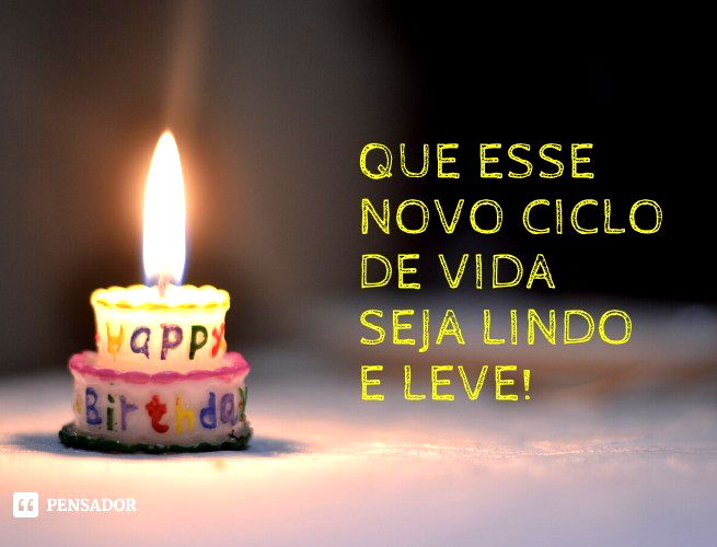 Que esse novo ciclo de vida seja lindo e leve!