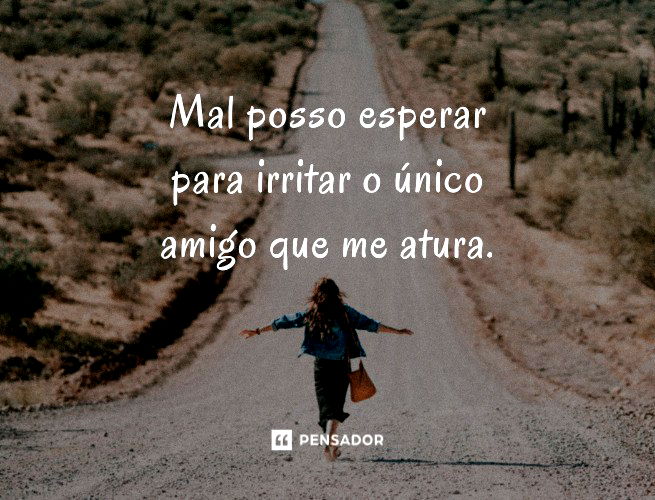 32 frases de amizade engraçadas para enviar aos amigos - Pensador