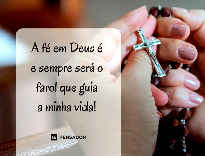 Fé em 5 Lindas frases - mensagens de #fé #deus #religião - 76