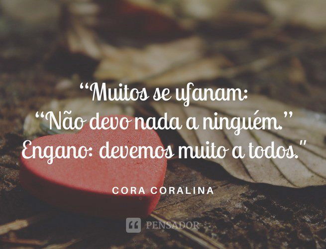 Devemos muito a todos