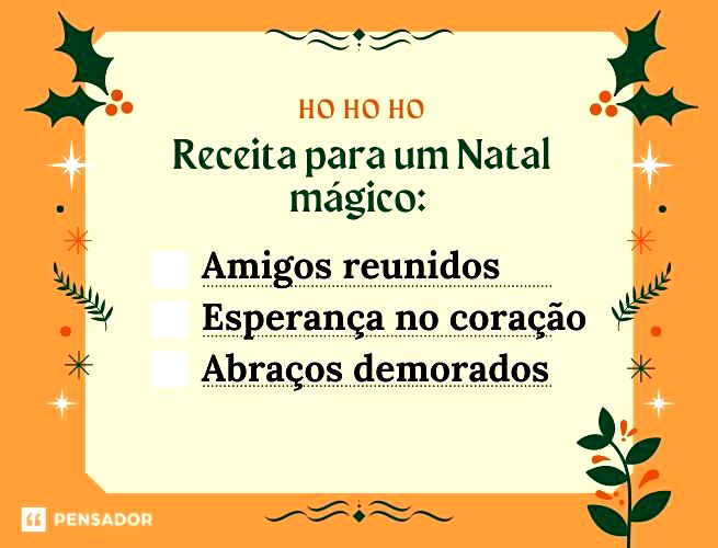 78 mensagens de Natal para encantar os amigos - Pensador