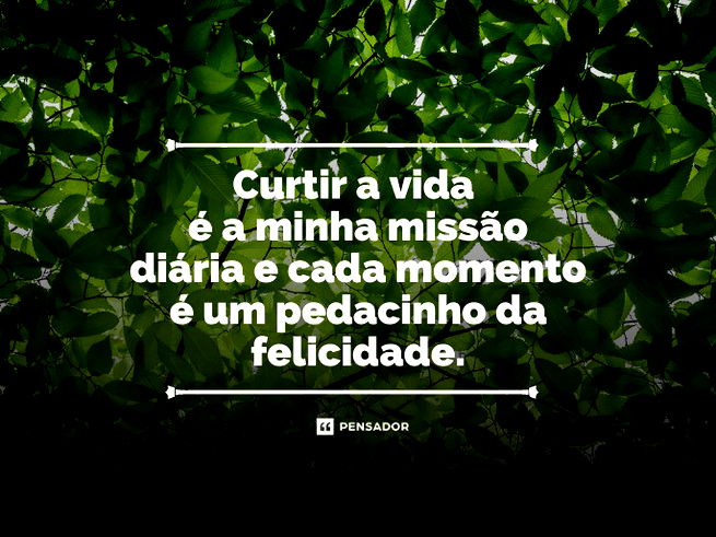 88 frases de viver a vida intensamente e aproveitar cada momento