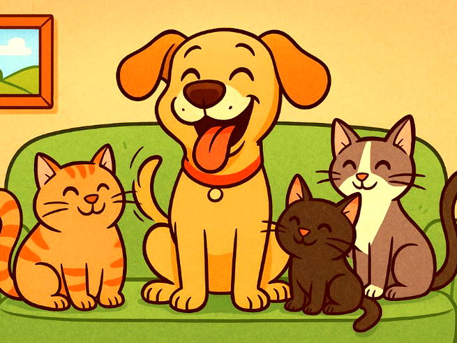 O cachorro que pensava ser um gato