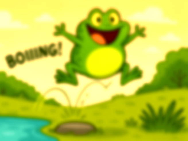 o sapo que nao sabia pular