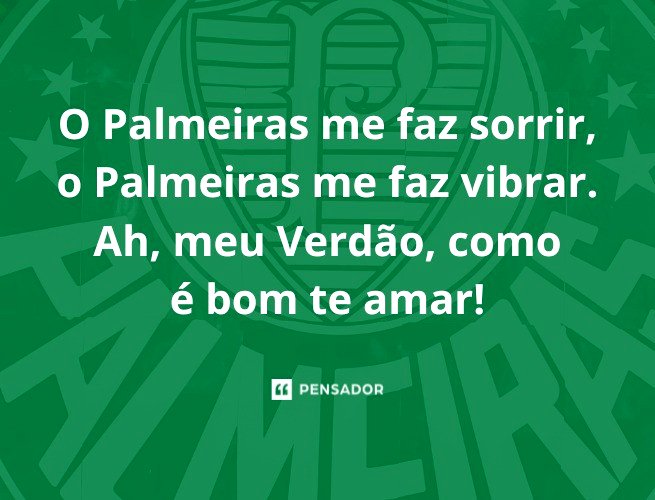Fundo com o símbolo do Palmeiras.