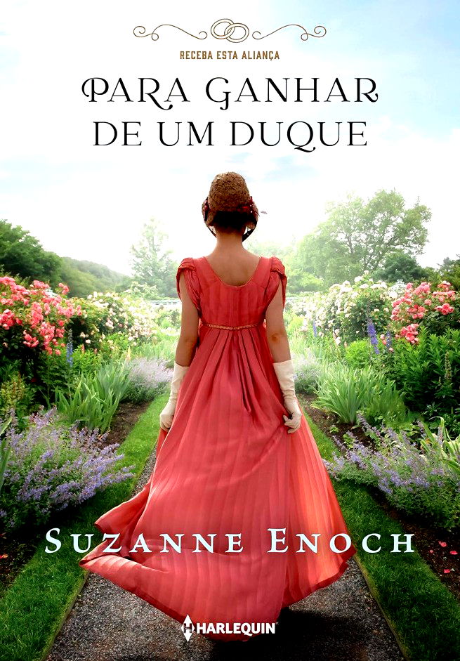 Capa do livro Para ganhar de um duque, de Suzanne Enoch.