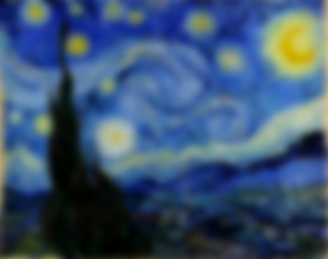 Pintura 'A Noite Estrelada' de Vincent Van Gogh