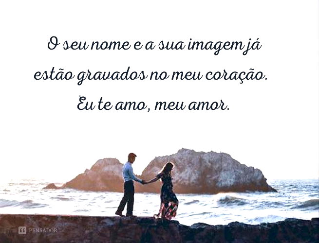 62 lindas mensagens para o amor da minha vida 💝 - Pensador