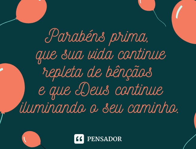 Featured image of post Frases De Feliz Aniversario Para Prima Irm Use o canva para criar uma mensagem especial de feliz anivers rio para seus irm os