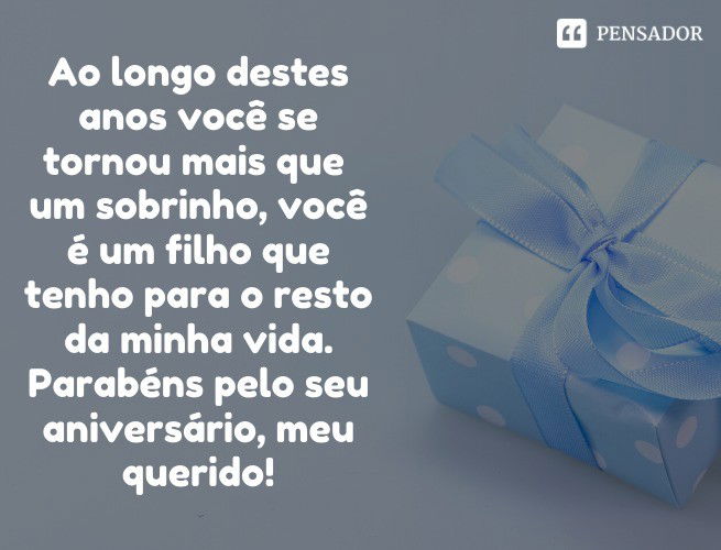 Featured image of post Frases De Feliz Anivers rio Para Meu Sobrinho Fico muito feliz em fazer parte da sua vida e poder ver voc 35 imagens e frases incr veis para cart o de anivers rio