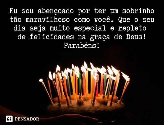 Featured image of post Mensagens De Feliz Aniversario Para Sobrinho Cart o de anivers rio para sobrinho