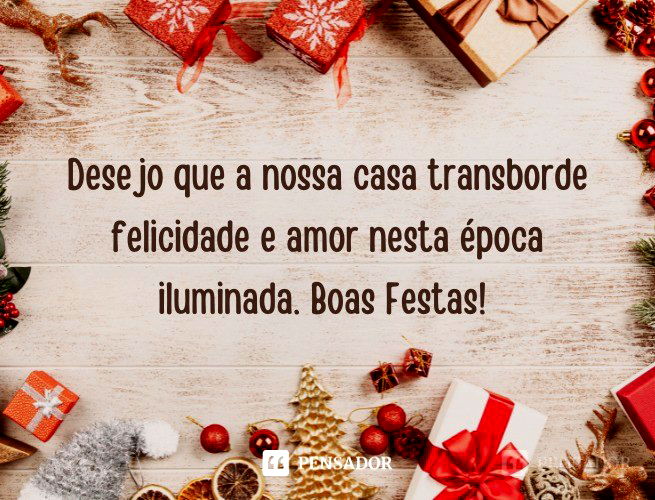 47 mensagens de Natal para família que celebram com carinho - Pensador