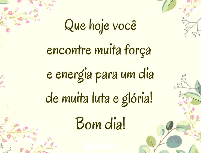 Bom dia-Frase-Que no dia de hoje: você seja visitado pela alegria,  surpreendido pela felicidade, acompanhado pel…