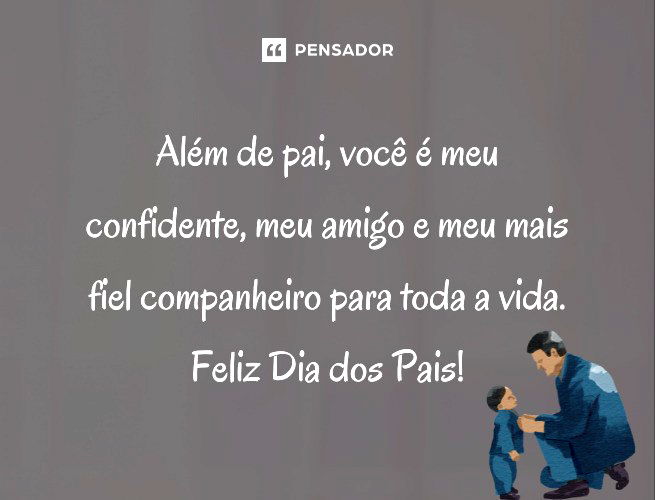 Mensagem - Feliz dia dos Pais