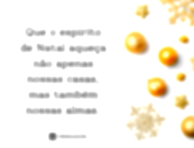 Que o espírito de Natal aqueça não apenas nossas casas, mas também nossas almas. 