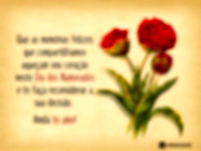 Que as memórias felizes que compartilhamos aqueçam seu coração neste Dia dos Namorados e te faça reconsiderar a sua decisão. Ainda te amo!   