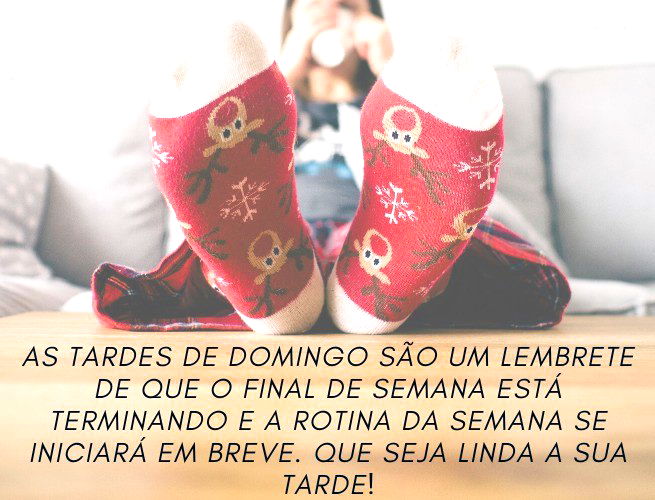 As tardes de domingo são um lembrete de que o final de semana está terminando e a rotina da semana se iniciará em breve. Que seja linda a sua tarde!