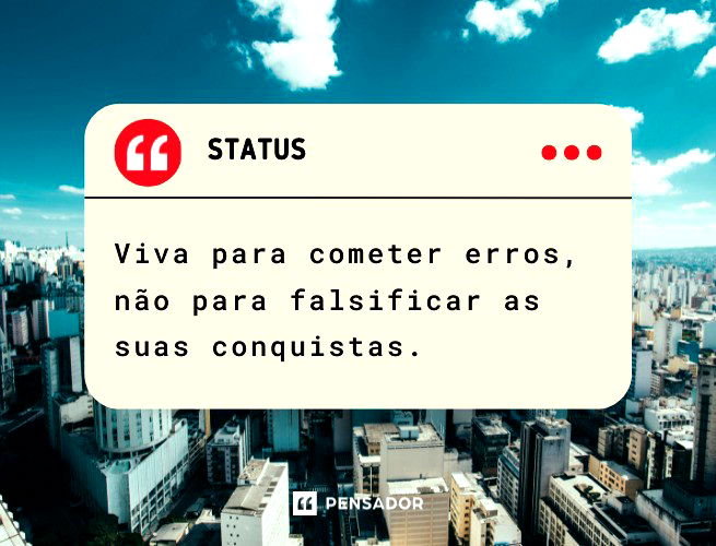 As 71 melhores frases de cria para bio, status e fotos - Pensador