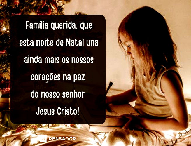 47 mensagens de Natal para família que celebram com carinho - Pensador