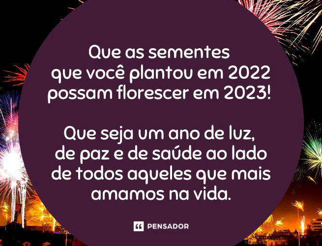 97 frases de celebrar e refletir em 2023 - Pensador