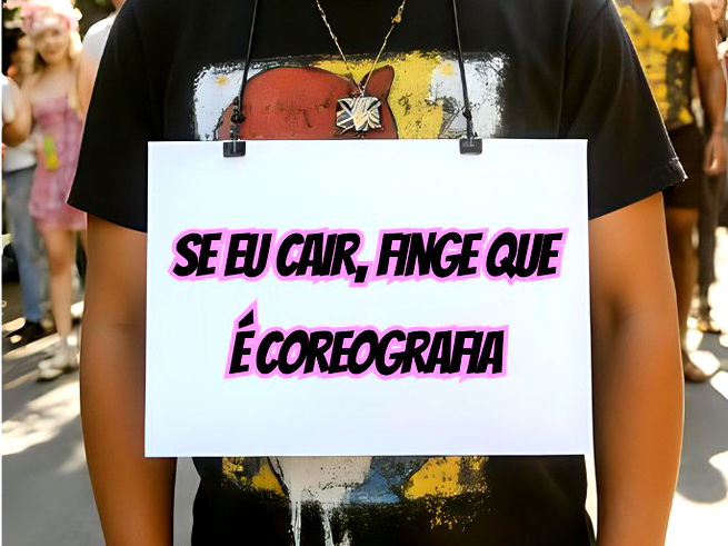 Se eu cair, finge que é coreografia