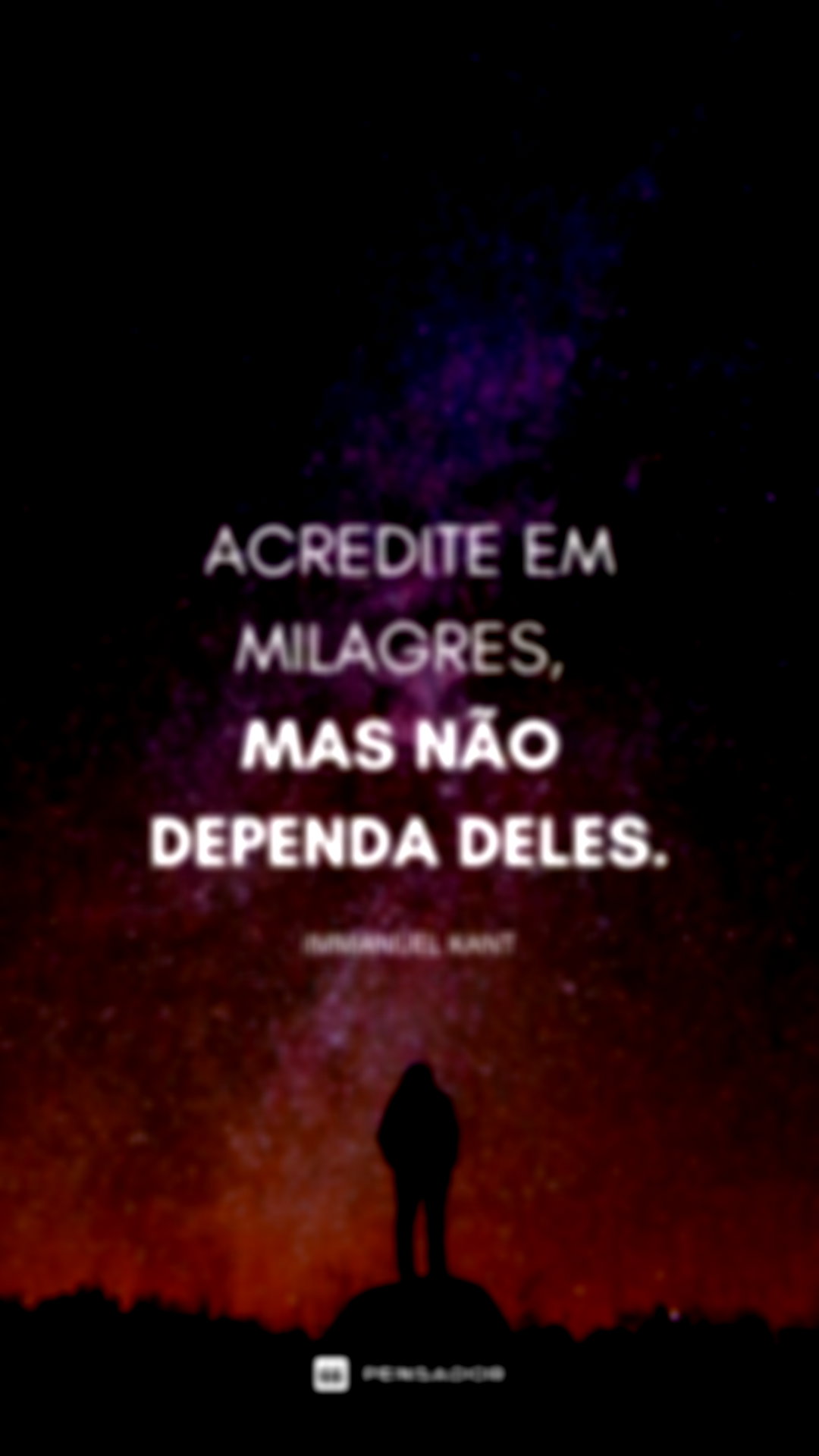 Acredite Em Milagres Mas Não Dependa Deles