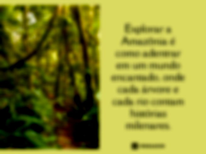 Explorar a Amazônia é como adentrar em um mundo encantado, onde cada árvore e cada rio contam histórias milenares. 