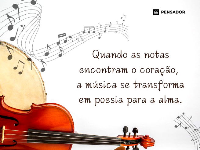 Quando as notas encontram o coração, a música se transforma em poesia para a alma.