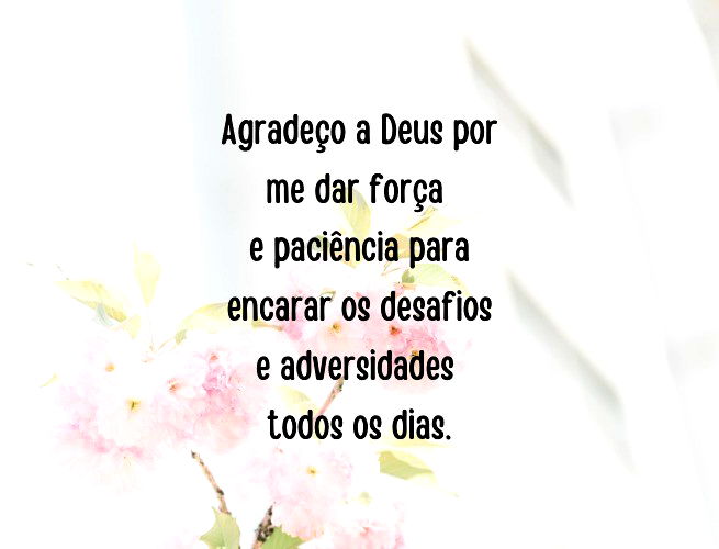 Bom Dia. Gratidão a Deus Sempre!!! 