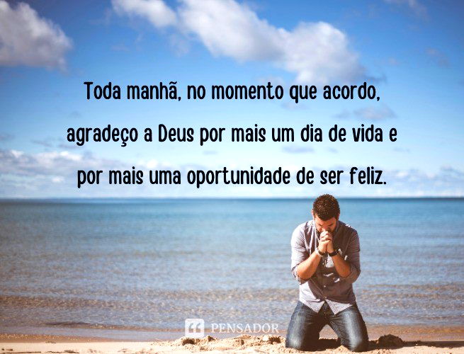 71 frases e mensagens de gratidão a Deus 🙏🏻 - Pensador