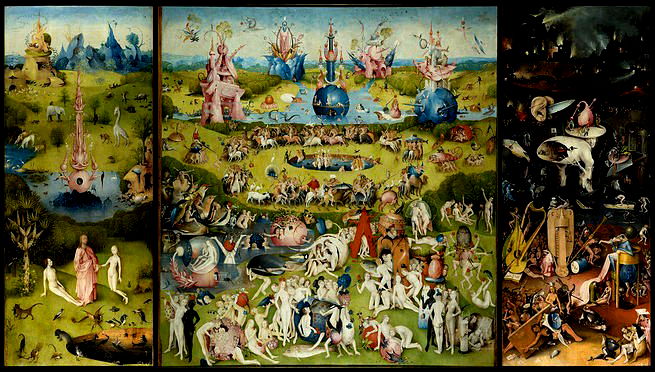 Pintura ‘O Jardim das Delícias’ de Bosch