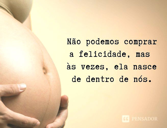 Não podemos comprar a felicidade, mas às vezes, ela nasce de dentro de nós.