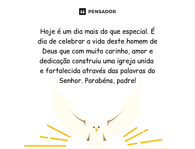 Hoje é um dia mais do que especial. Dia de celebrar a vida deste homem de Deus que com muito carinho, amor e dedicação construiu uma igreja unida e fortalecida através das palavras do Senhor. Parabéns, padre!