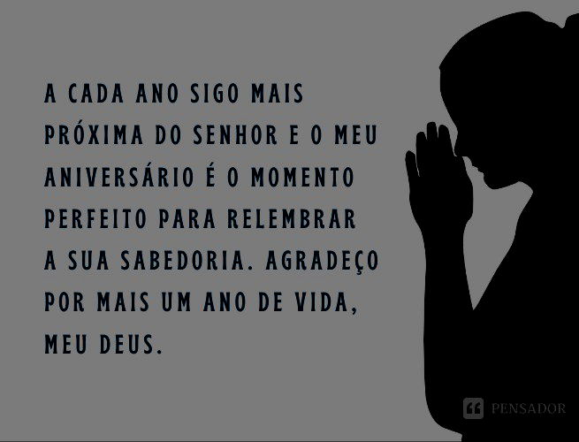 Tem coisas que Deus dá para a gente aprender. E tem coisas que Deus só dá quando a gente aprende. A cada ano sigo mais próxima do Senhor e o meu aniversário é o momento perfeito para relembrar a Sua sabedoria. Agradeço por mais um ano de vida, meu Deus.