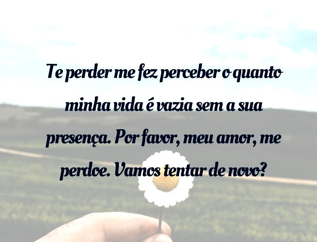52 frases de pedidos de desculpas para namorada - Pensador