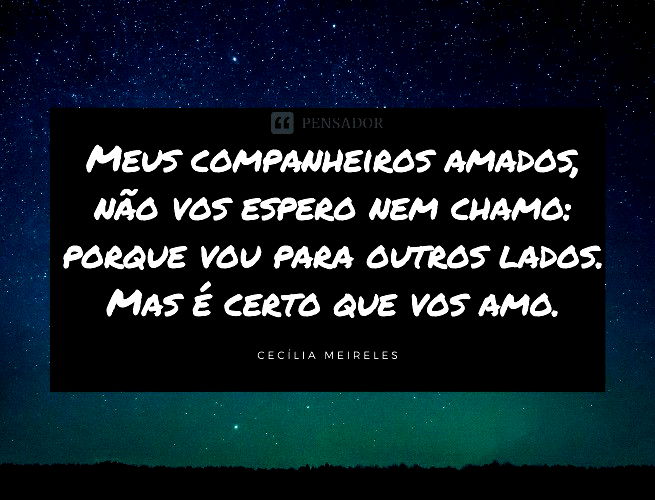 E assim vão passando os dias, a Vinícius Nascimento - Pensador