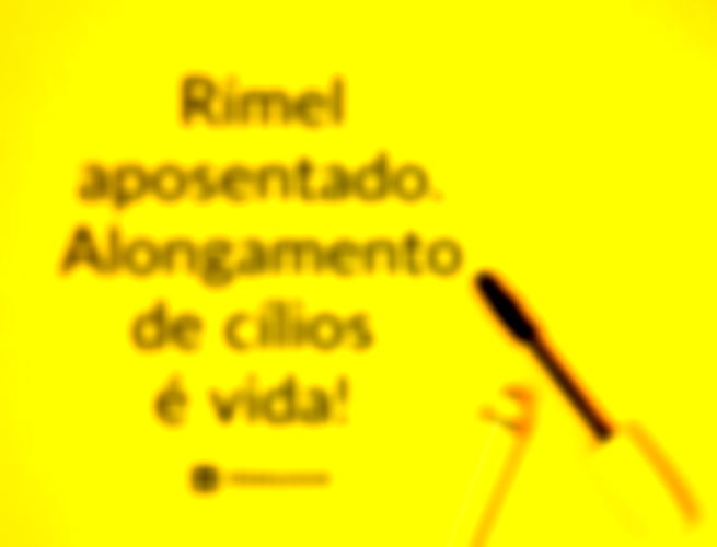 Rímel aposentado. Alongamento de cílios é vida!