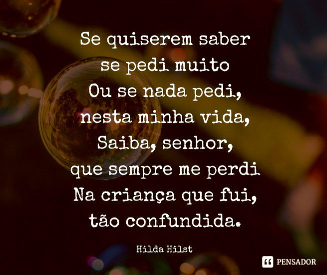 se quiserem saber
