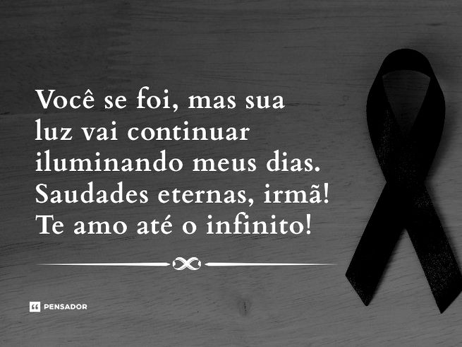 Símbolo do luto.